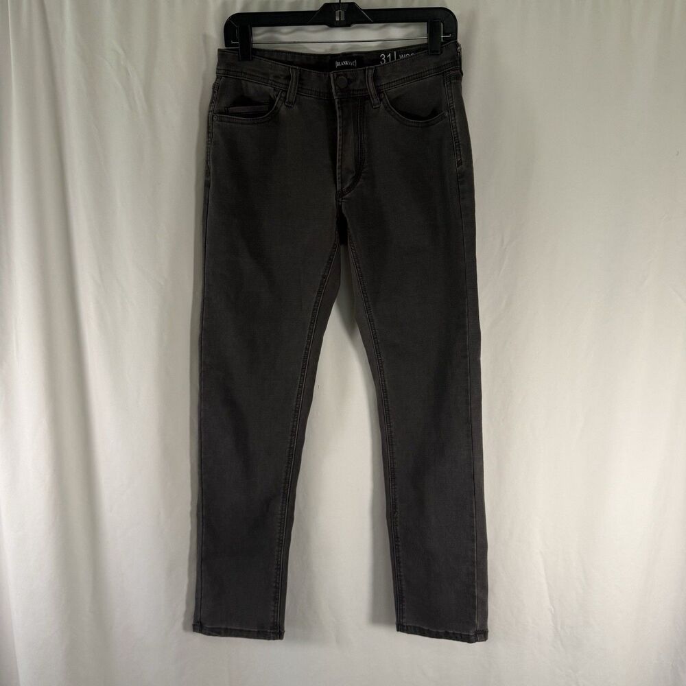 Blank NYC Wooster Jeans Men's 31x30 Grey Slim Fit 5 Pocket Cotton Blend